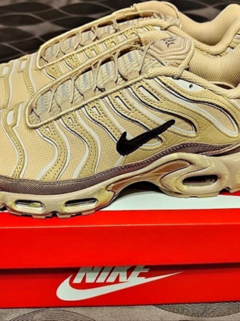 Nike Air Max Plus Sesame Hemp Lt Beige Men Size 7 Brand New